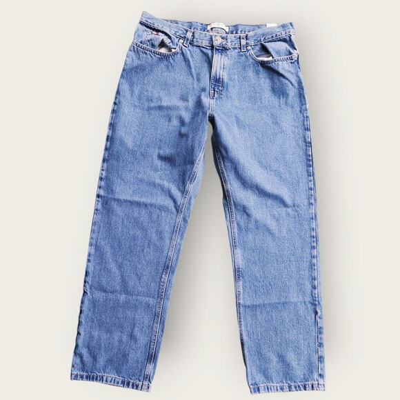 Tommy Hilfiger Denim - Tommy Hilfiger Jeans Women's Sz 16 Straight Blue Denim High-Rise VTG Y2K 2002